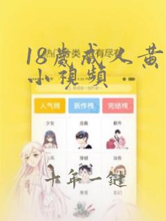 18岁成人黄色小视频