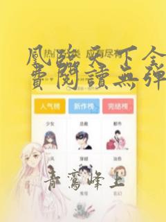 凰临天下全文免费阅读无弹窗