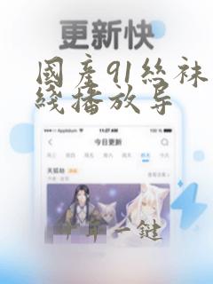 国产91丝袜在线播放导