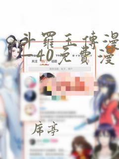 斗罗玉传漫画1—40免费漫画