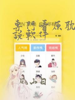专门看原耽的小说软件