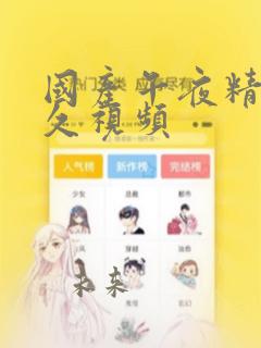 国产午夜精品久久视频