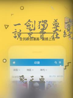 一剑独尊有声小说免费在线收听