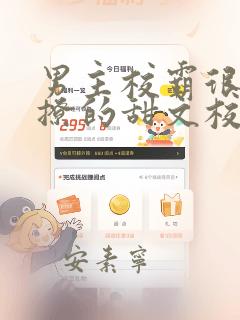 男主校霸很痞很撩的甜文校园