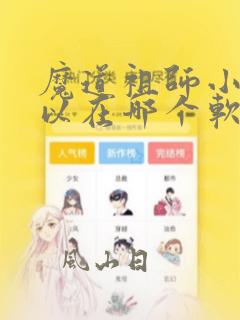 魔道祖师小说可以在哪个软件看