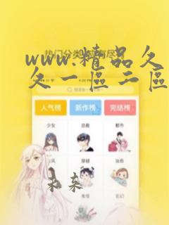 www.精品久久一区二区三区