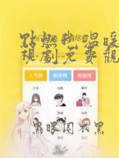 点燃我温暖你电视剧免费观看星辰