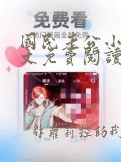 国民老公小说全文免费阅读