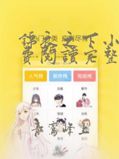 锦衣之下小说免费阅读完整版