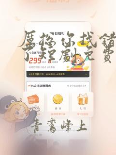 厉总你找错夫人了短剧免费全集在线观看