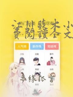 江川苏木小说免费阅读全文最新章节下载