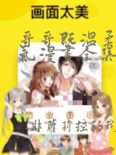 哥哥既温柔又帅气漫画全集免费阅读