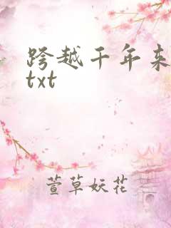 跨越千年来爱你txt