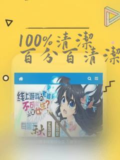 100%清洁 百分百清洁 除污100%