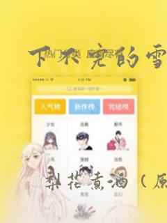 下不完的雪