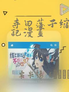 寺田落子缩小日记漫画