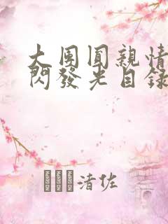 大团圆亲情会闪闪发光目录