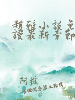 赵雅小说免费阅读最新章节