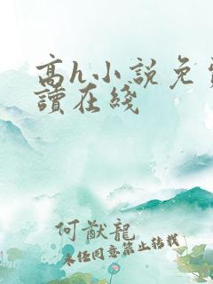 高h小说免费阅读在线