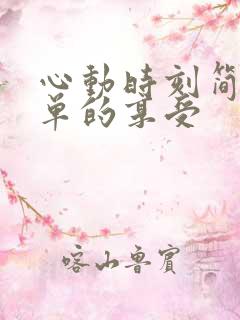 心动时刻简简单单的享受