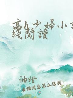 高h少妇小说在线阅读