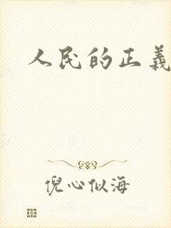 人民的正义小说