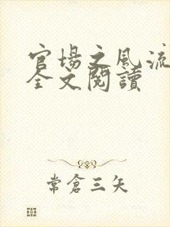 官场之风流医少全文阅读