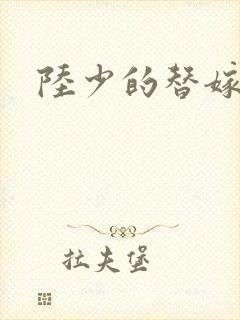 陆少的替嫁宠妻