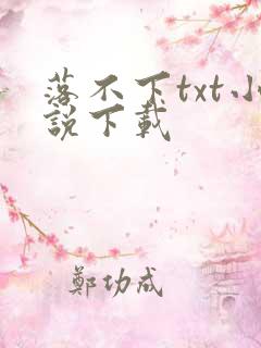 落不下txt小说下载