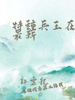 特种兵王在山村最新