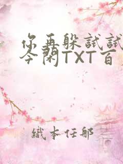 你再躲试试BY今闲TXT百度网盘