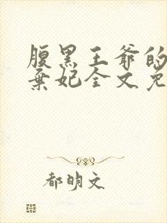 腹黑王爷的天价弃妃全文免费阅读