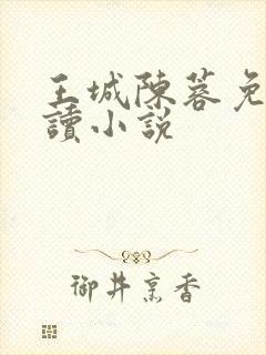 王城陈蓉免费阅读小说