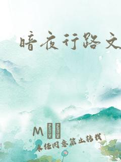 暗夜行路文集