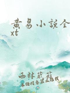 黄易小说全集txt