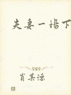 夫妻一场下载