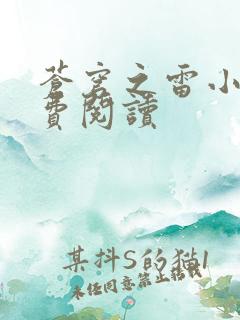 苍穹之雷小说免费阅读