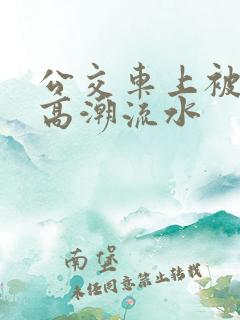 公交车上被插到高潮流水