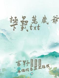 极品万岁爷小说下载txt