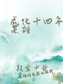 成化十四年攻受是谁