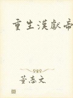 重生汉献帝