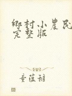 乡村小农民免费完整版