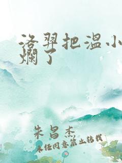 洛羿把温小辉做烂了