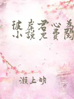 彼岸君心为我倾小说免费阅读