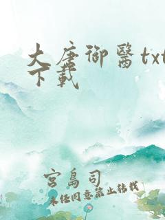大唐御医txt下载