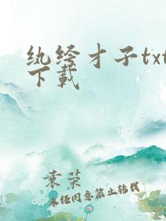 纨绔才子txt下载