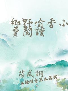 乡野偷香小说免费阅读