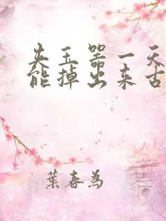 夹玉器一天都不能掉出来古言