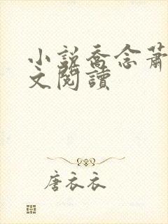 小说乔念萧衡全文阅读