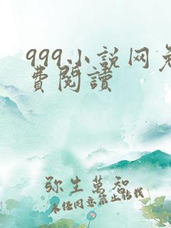 999小说网免费阅读